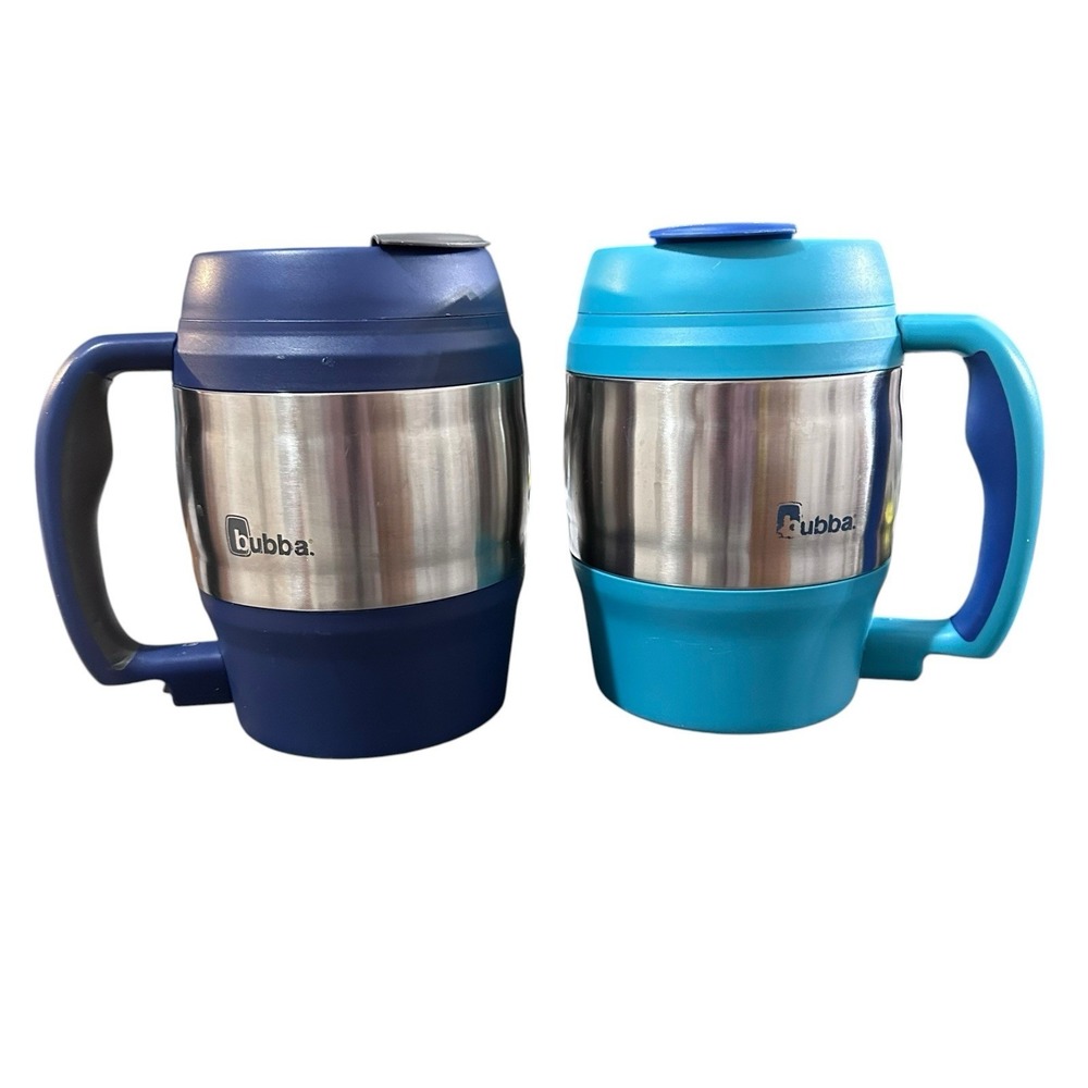 BUBBA KEG Lot Of 2 52oz Insulated Travel Mug Extra Large Cup Flip Top